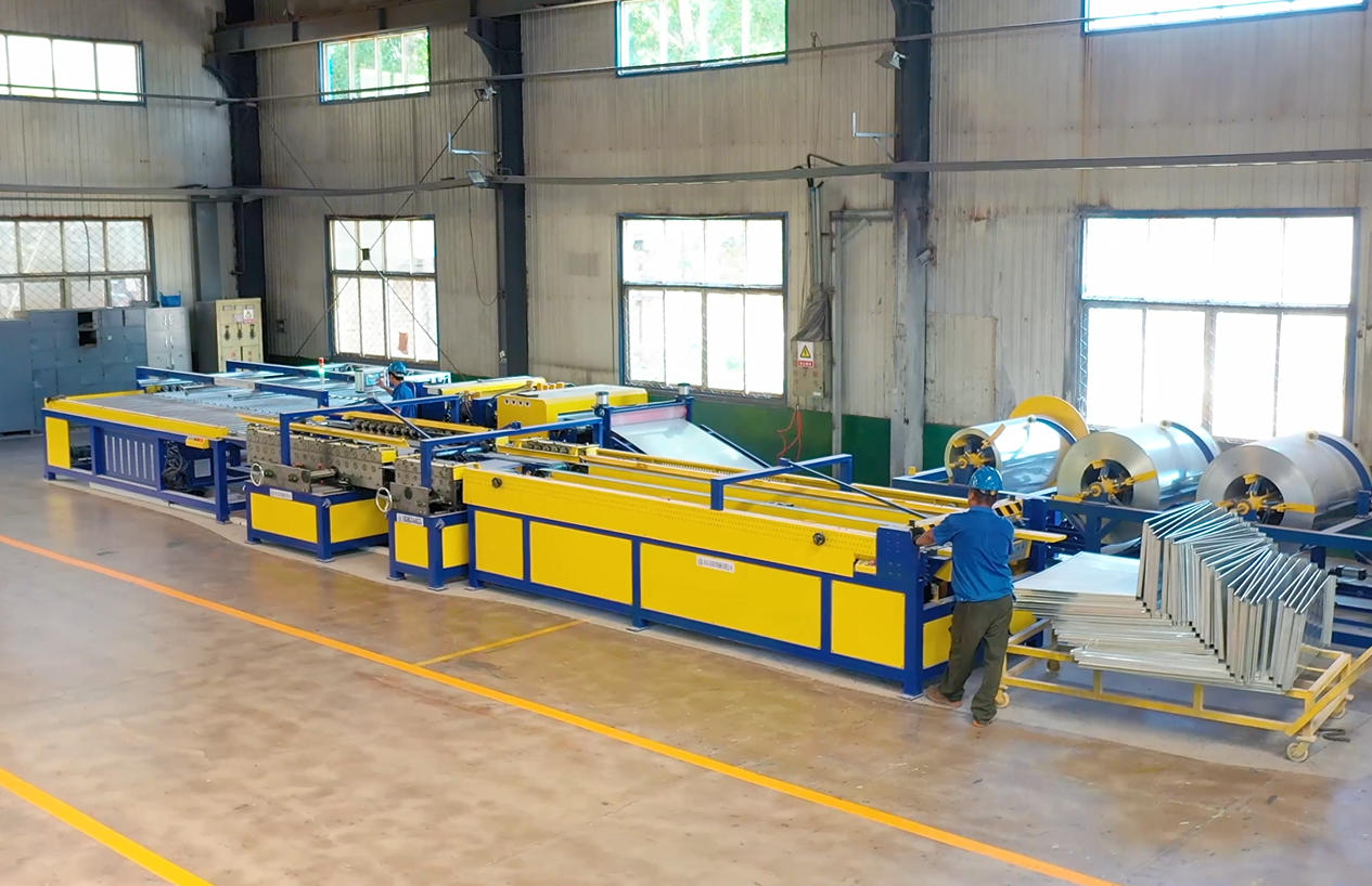 Used Auto Duct Line / Duct Making Machine for HVAC
